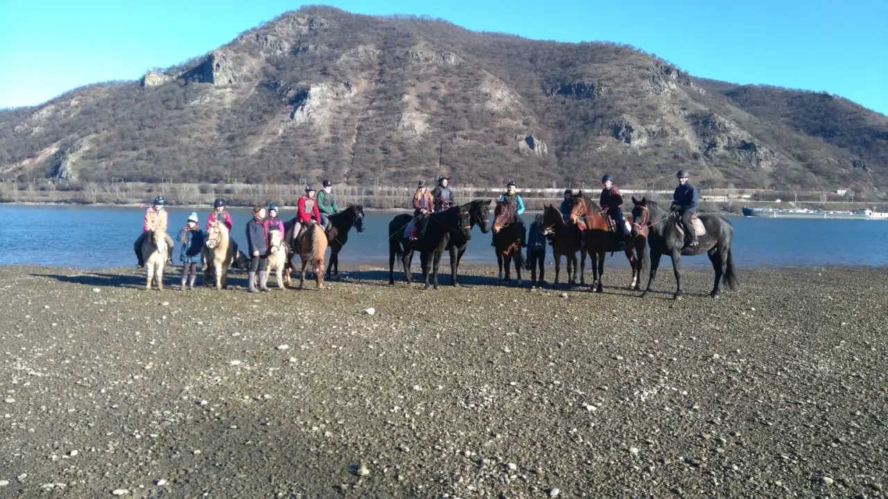 Lovasélmény gyerekeknek terepen a Dunakanyarban