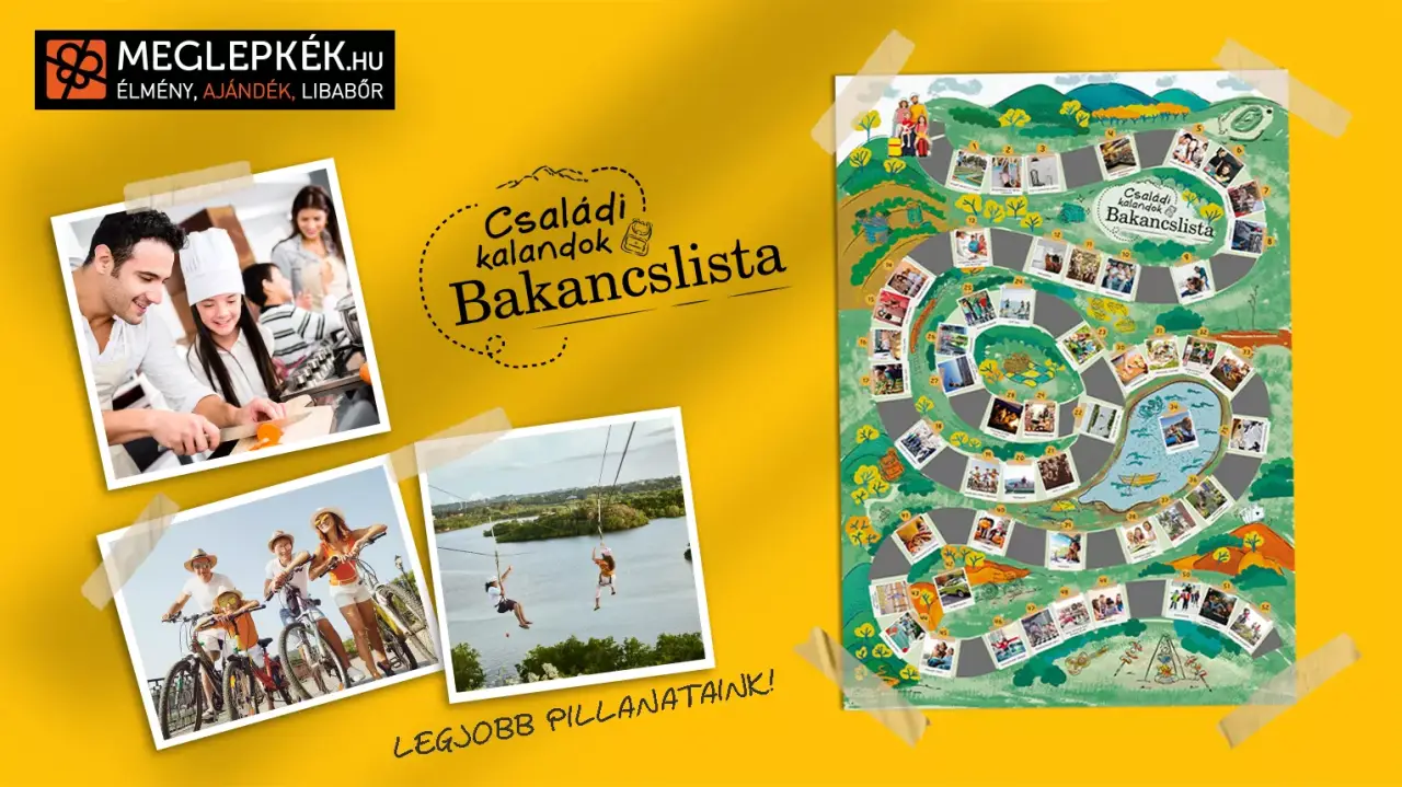 Családi Élménybakancslista 52 hétre-akár csak a poszter is