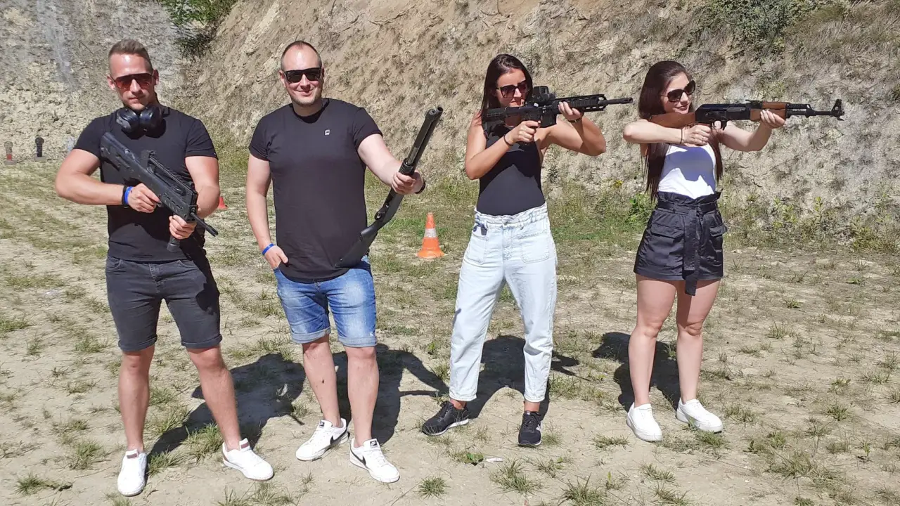 Stallone lövészeti csomag Győr melletti lőtéren