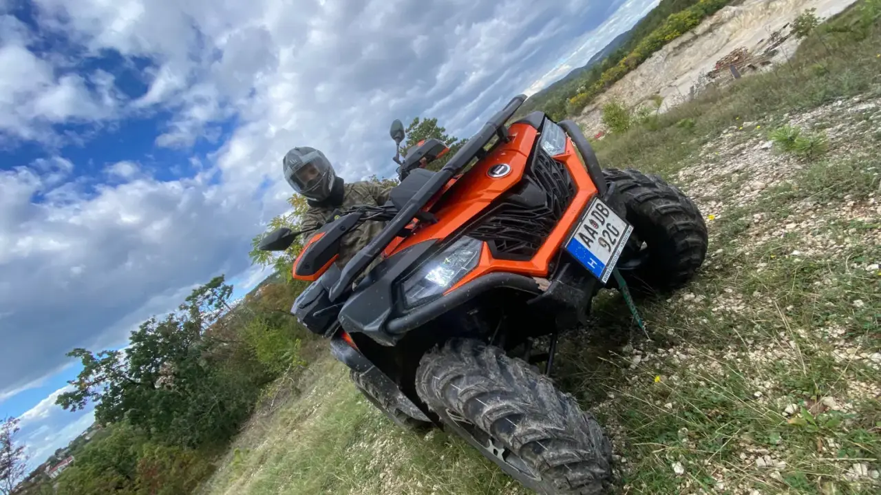 Quadkaland a Balaton csücskében Gyenesdiáson CF-Moto-val