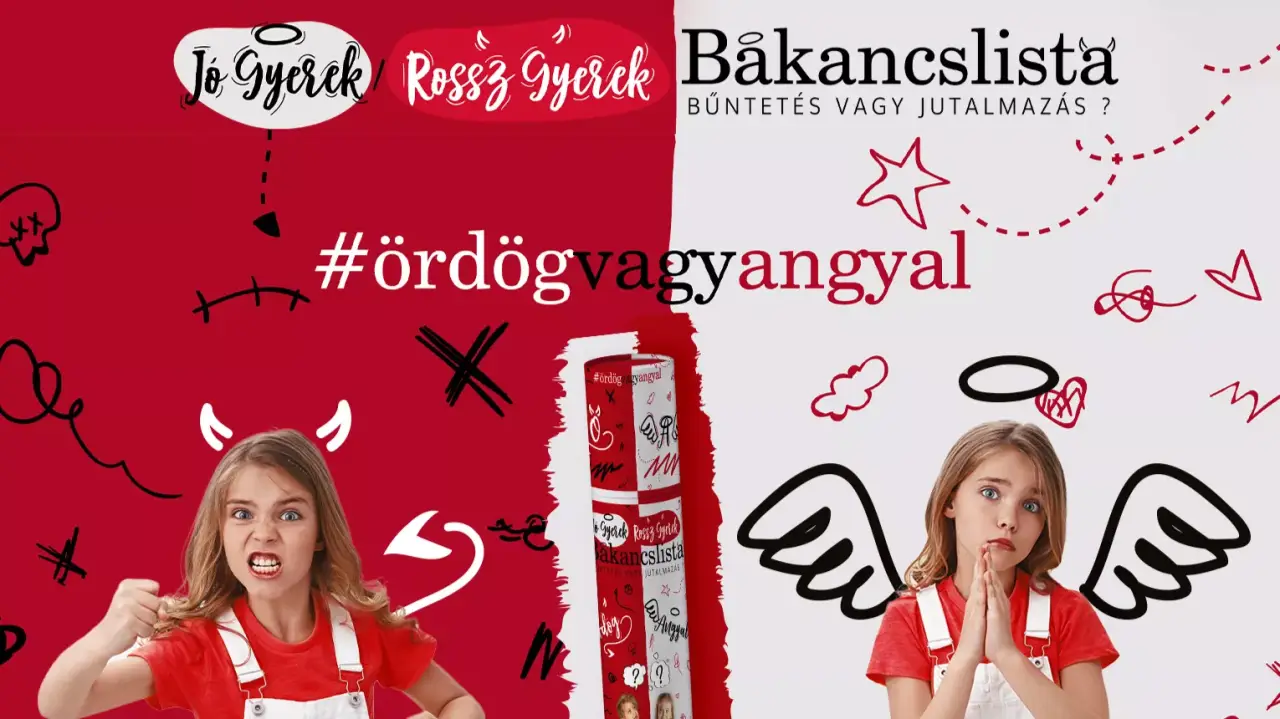 Ördög vagy Angyal?- Jó gyerek, rossz gyerek kaparós bakancslista