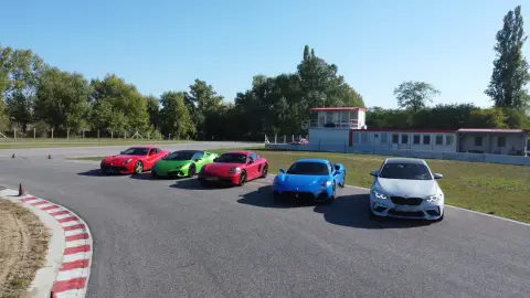 Lamborghini Huracán élményvezetés az M-Ringen – hétköznap/hétvégén 11