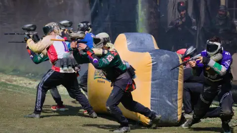 Paintball egyedileg épített pályán Gödöllő környékén 4