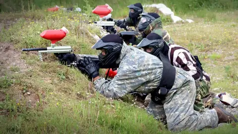 Paintball egyedileg épített pályán Gödöllő környékén 3