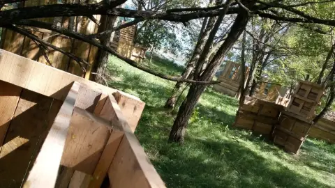 Paintball egyedileg épített pályán Gödöllő környékén 1