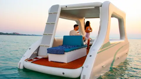 Portless Delux II Catamarán bérlés Balatonaligán 6