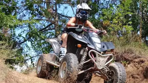 Csajok a quadon! - Csajos quadtúra Szadán 2