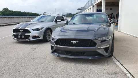 2021-es Ford Mustang GT vezetés a Kakucs Ringen 3