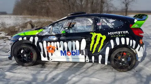 Ford Fiesta Rally vezetés a Kakucs Ringen 5