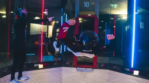 Szélcsatornás élmény taxiztatással 9 méteres magasságban 8