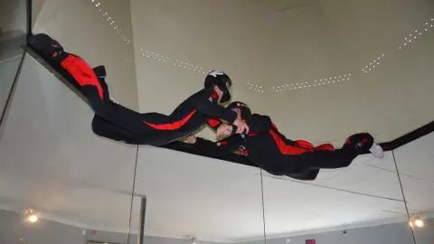 Szélcsatornás élmény taxiztatással 9 méteres magasságban 10