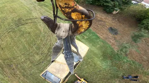 20 tonnás Tatra autódaruval autópakolás 3