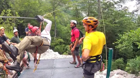 Bátorságpróba Zipline-ozás Szlovéniában 3