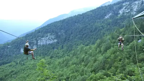 Bátorságpróba Zipline-ozás Szlovéniában 4