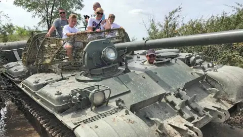 Tankrodeó T-55-ös harckocsival 2