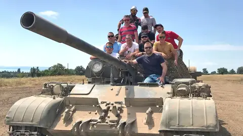 Tankrodeó T-55-ös harckocsival 3