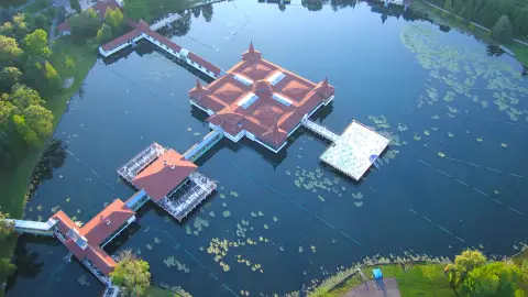 Balatoni hőlégballonozás a Keszthelyi-öböl felett 4