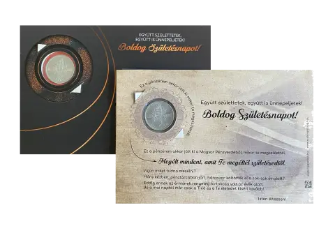 Pénzérme ajándékba, ami akkor született amikor az Ünnepelt! 8