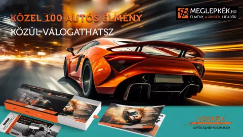 “Lóerő”-Autós élménycsomag közel 100 választható guruló programmal 2