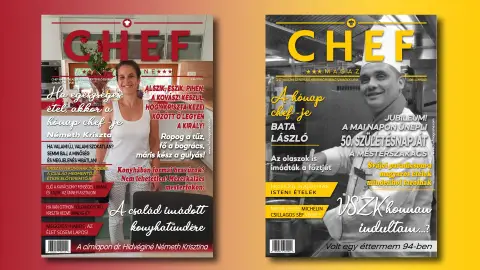 Az ünnepelt a Chef magazin címlapján 3