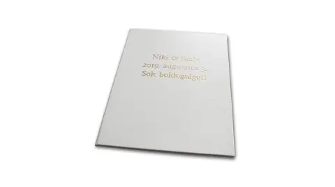 Egyedi személyre szabott vers-bőrkötésben 2