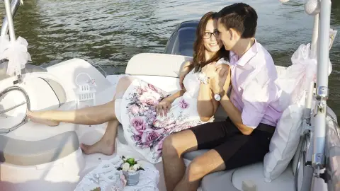 Jegyes, esküvői fotózás sétahajózással 5