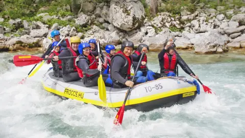 Rafting élmény Szlovéniában profi csapattal 5