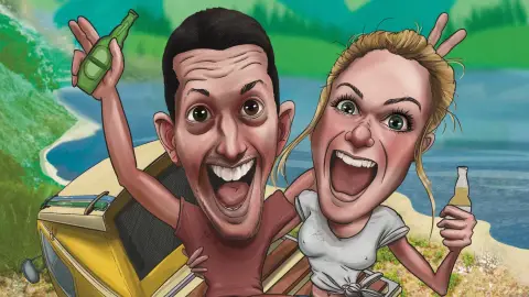 “LÚD” Karikatúrák ajándékba színesben 9